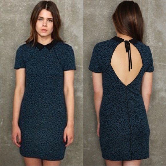 Urban Outfitters Dresses & Skirts - Urban Outfitters leopard print open back dress